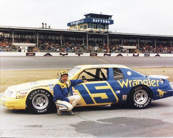 1983 Nascar Racing Dale Earnhardt Glossy Keychain Race Car Print