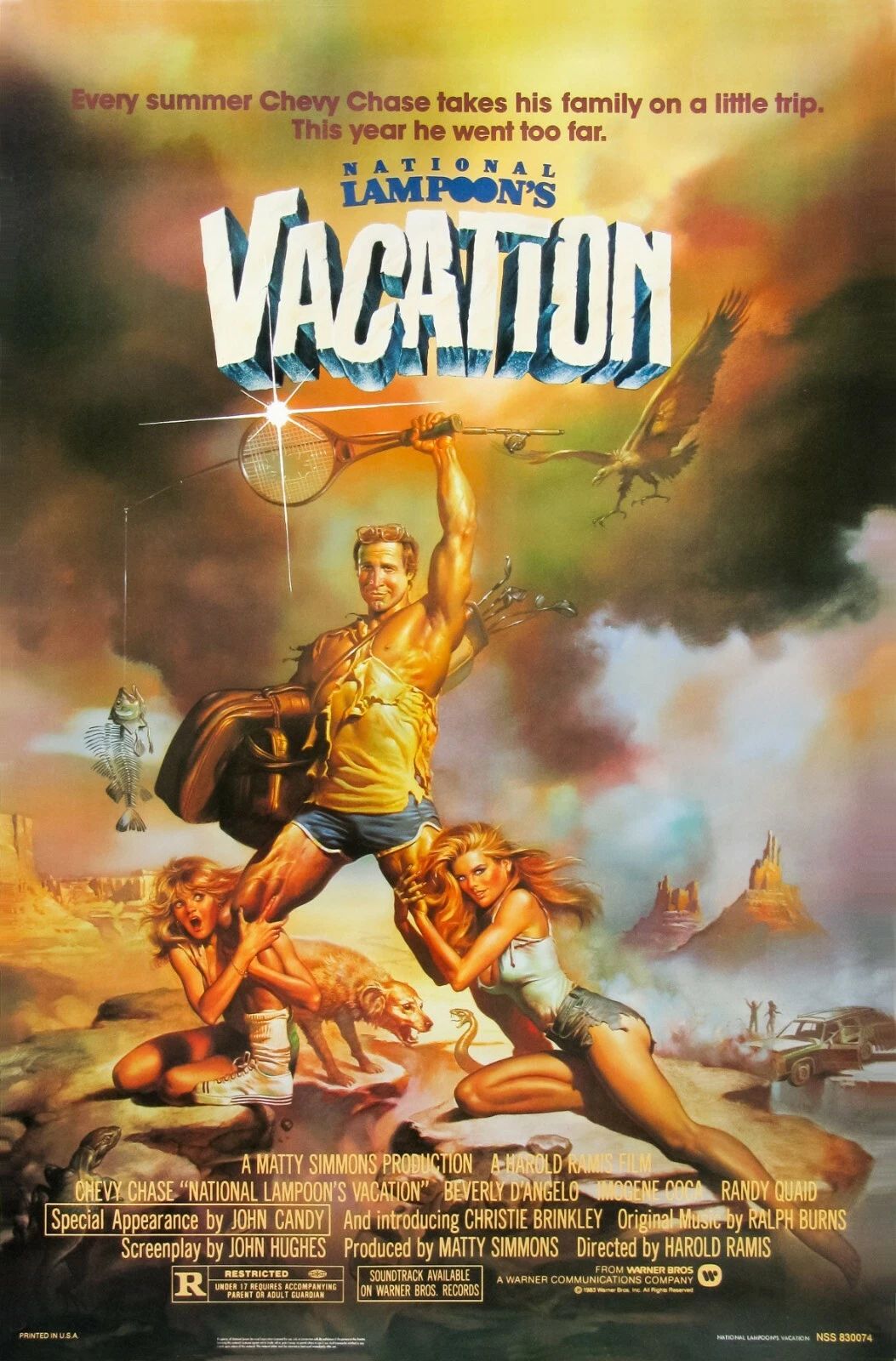 1983 National Lampoons Vacation Movie Magnet Griswold Wally World