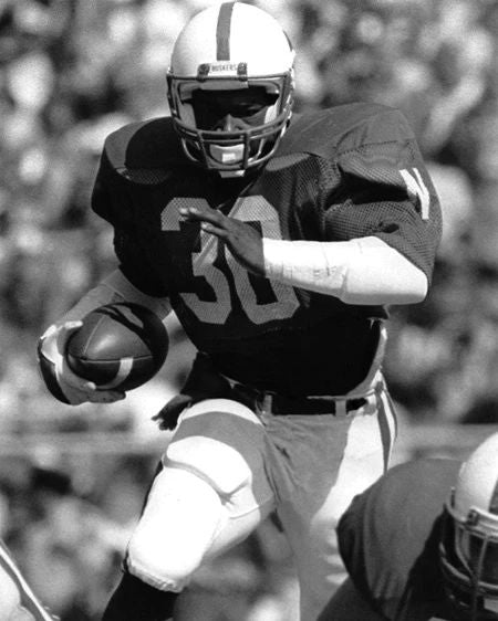 1983 Nebraska Mike Rozier Glossy Keychain Print College Heisman Trophy Winner
