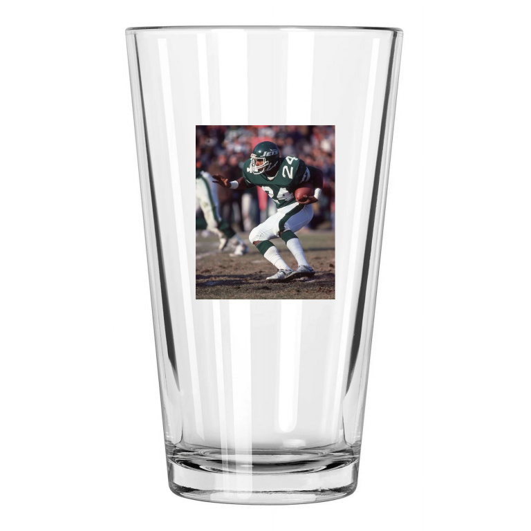 1983 New York Jets Freeman Mcneil Photo Nfl Football Pint Beer Drinking Glass