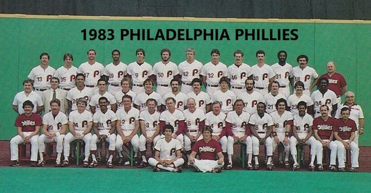 1983 Philadelphia Phillies Team Baseball Mlb Wide Border 300 Piece Jigsaw Puzzle