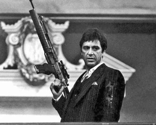 1983 Scarface Movie With Al Pacino Glossy Keychain Entertainment Keychain