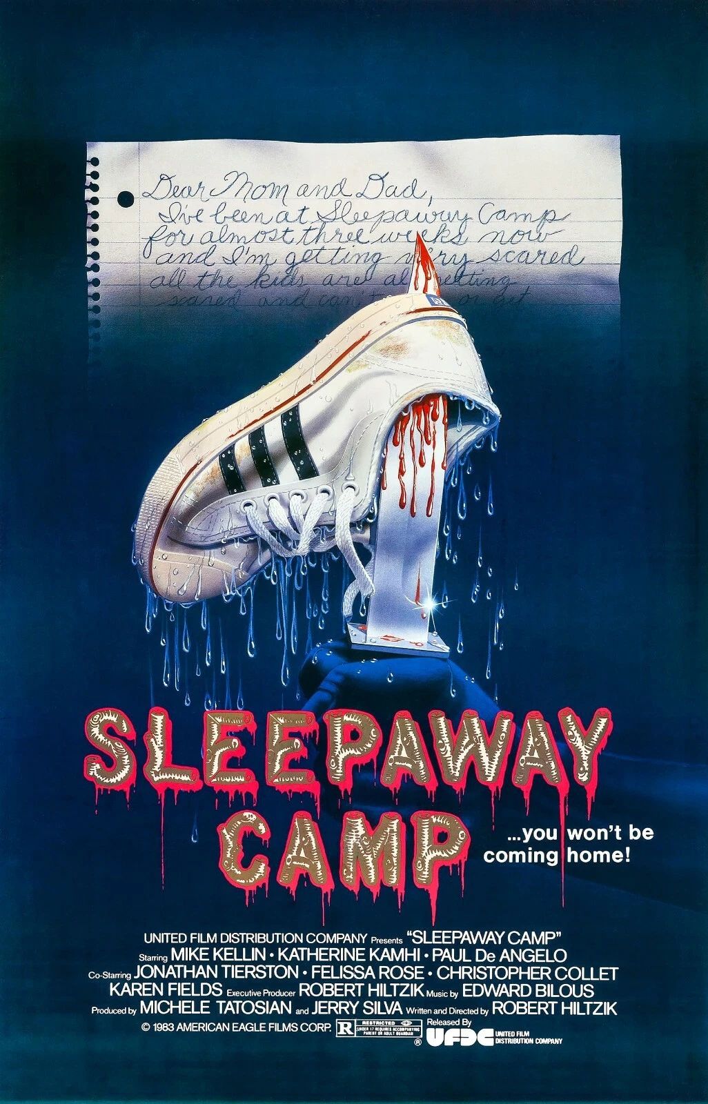1983 Sleepaway Camp Movie Print Angela Ricky Ronnie Judy 300 Piece Jigsaw Puzzle