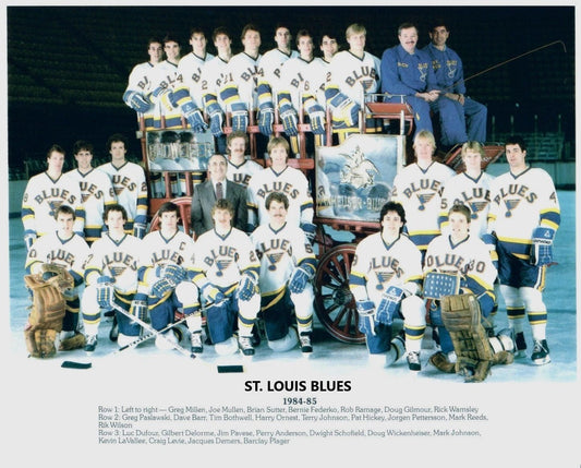 85 St. Louis Blues Team Keychain Hockey Picture Nhl