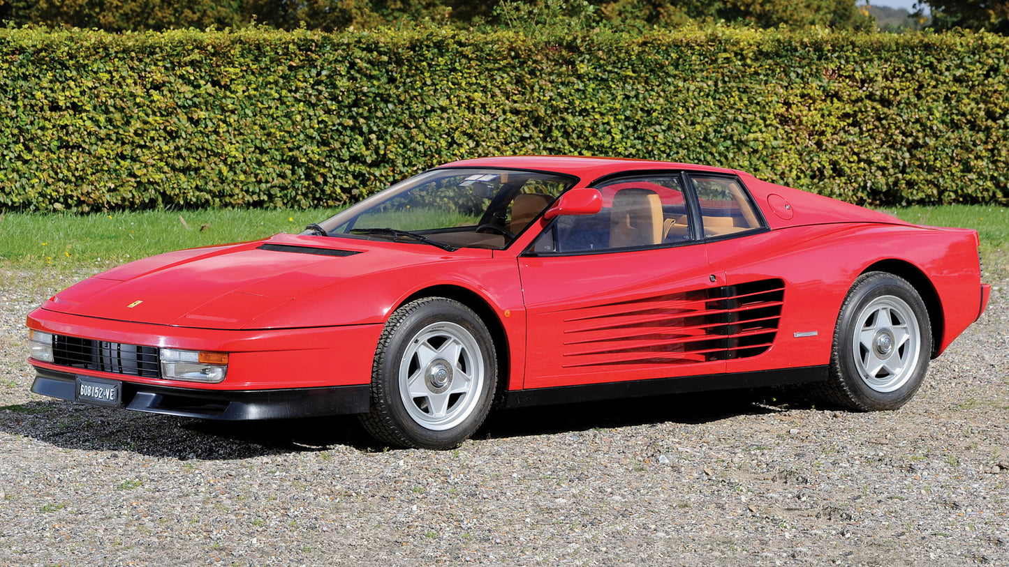 Ferrari Testarossa Hd Art Keychain