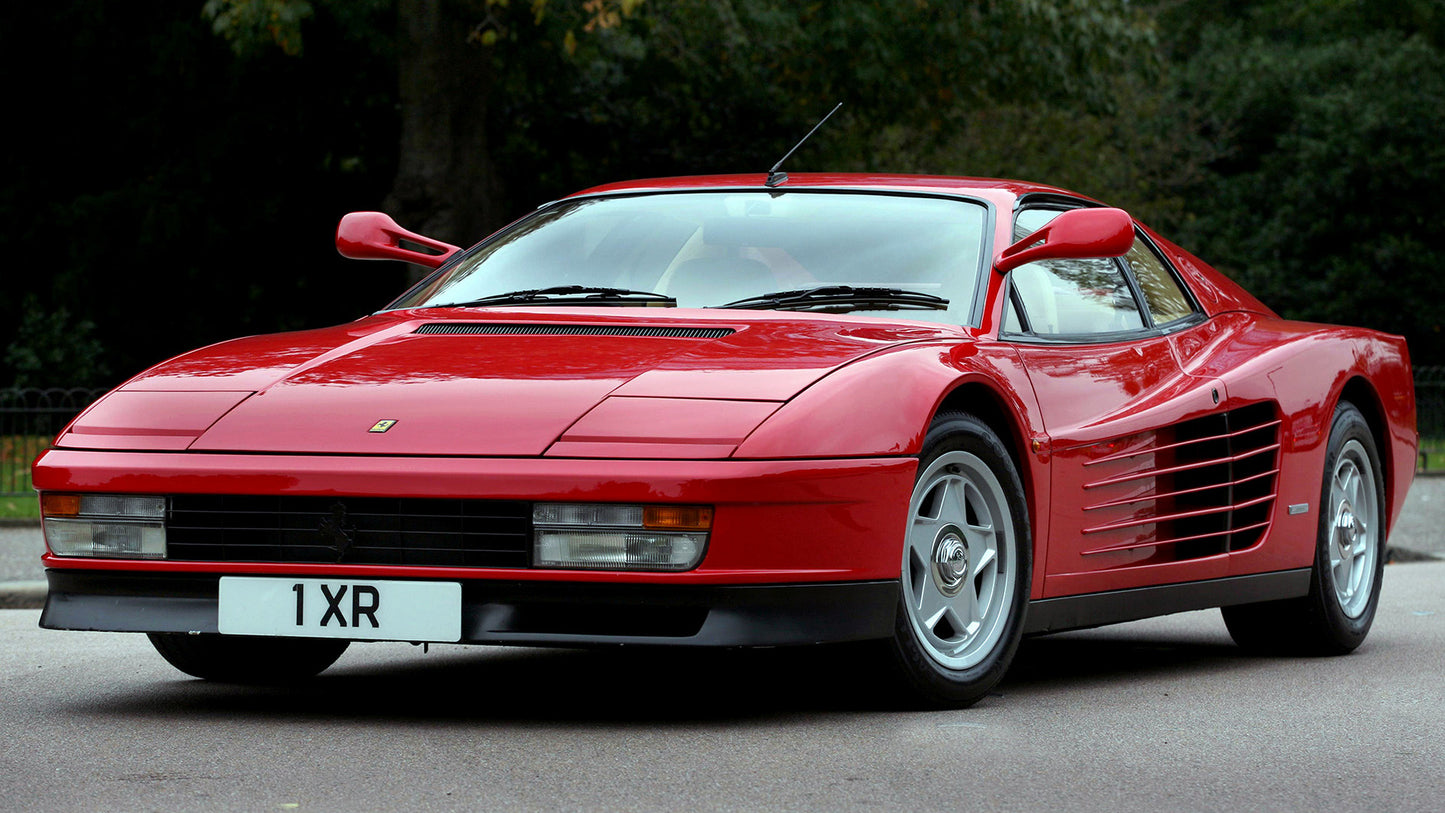 Ferrari Testarossa Uk Hd Art Keychain