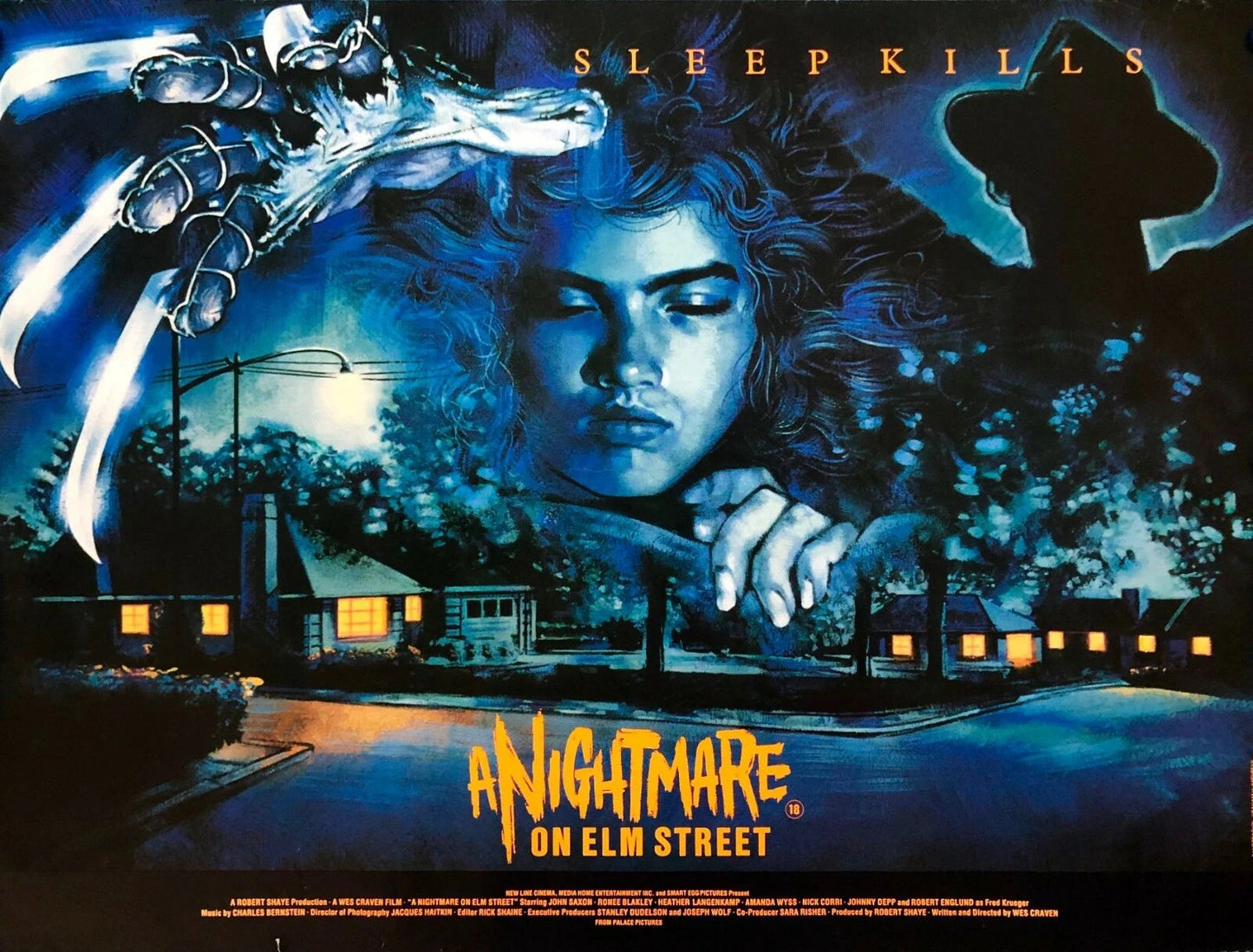 1984 A Nightmare On Elm Street Movie Magnet Freddy Krueger 1