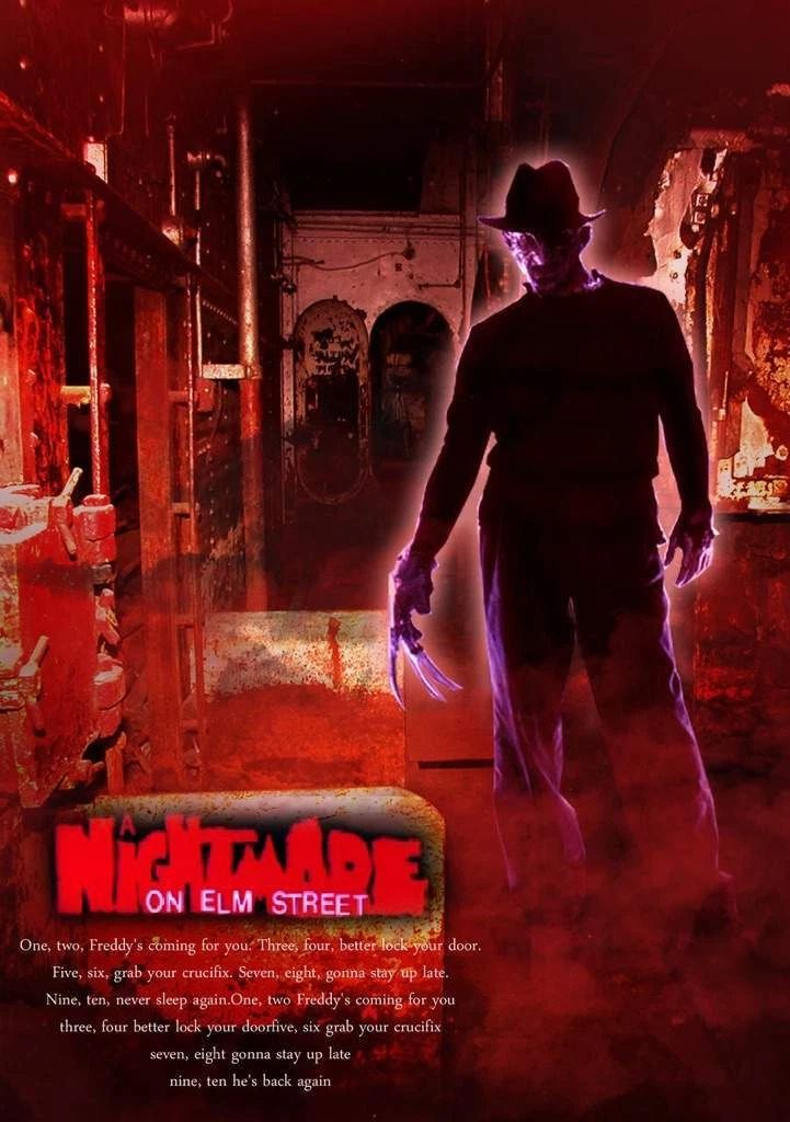 1984 A Nightmare On Elm Street Movie Magnet Freddy Krueger