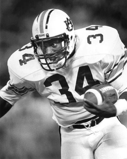 1984 Auburn University Bo Jackson Glossy Keychain College Football Print