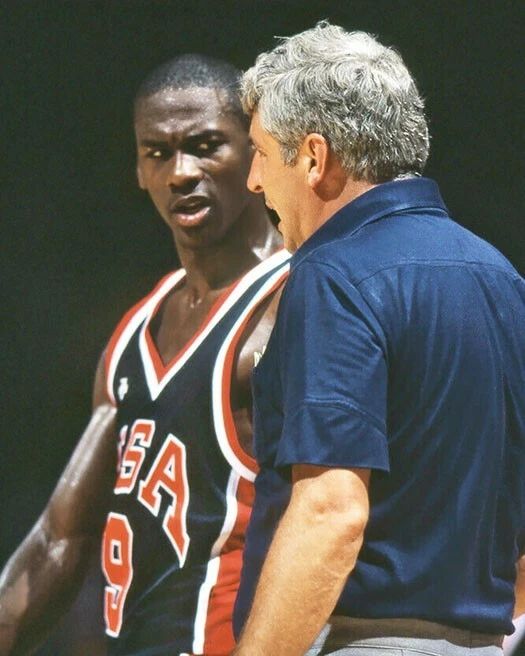 1984 Bobby Knight Glossy Photo Usa Olympics Print Los Angeles Poster
