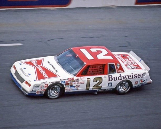 1984 Budweiser Chevrolet Neil Bonnett Glossy Photo Daytona 500 Print Poster