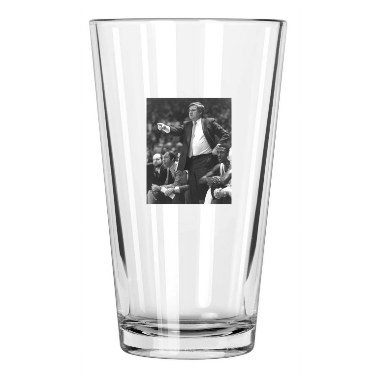 1984 Dean Smith And Roy Williams North Carolina Tar Heels Pint Beer Glass