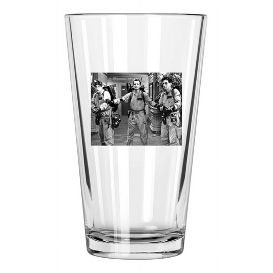 1984 Ghostbusters Bill Murray Dan Aykroyd Harold Ramis Pint Beer Drinking Glass