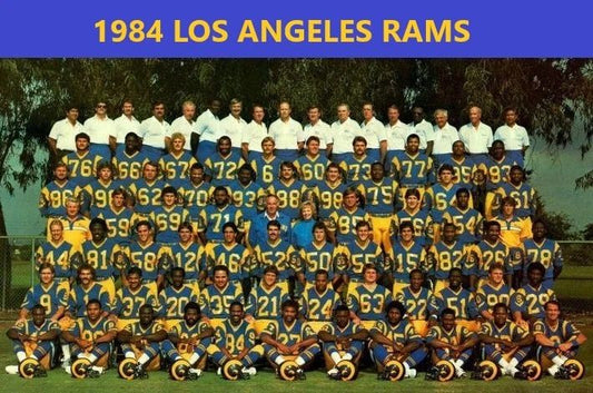 1984 Los Angeles Rams Team Magnet Football Nfl Picture La