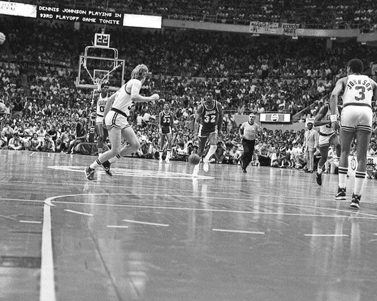 1984 Los Angeles Lakers Magic Johnson Glossy Photo Nba Finals Print Poster