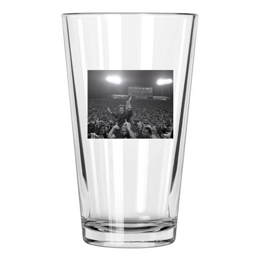 1984 Los Angeles Raiders Tom Flores Super Bowl Xviii Pint Beer Drinking Glass