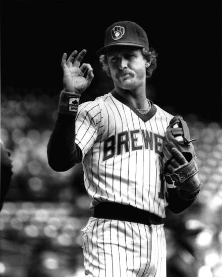1984 Milwaukee Brewers Robin Yount Photo Poster Baseball Print Hof 99