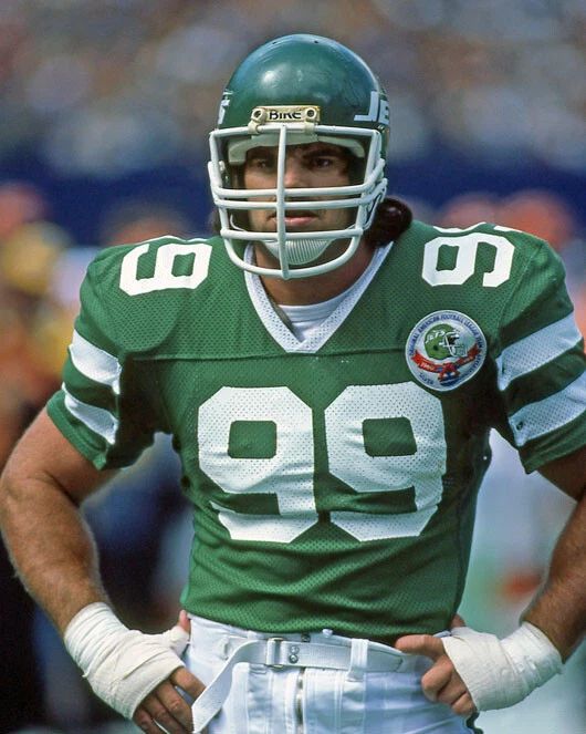 1984 New York Jets Mark Gastineau Glossy Photo Print Poster