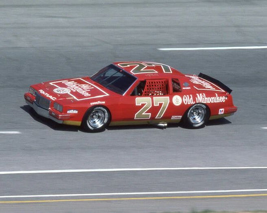 1984 Old Milwaukee Pontiac Tim Richmond Glossy Magnet Atlanta Speedway Print
