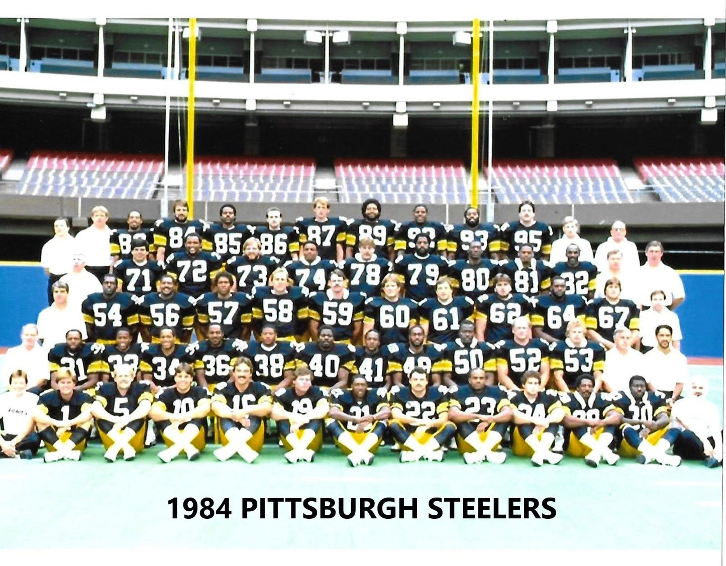 1984 Pittsburgh Steelers Team Photo Nfl Football Picture 300 Piece Jigsaw Puzzle