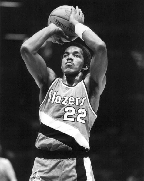 1984 Portland Trailblazers Clyde Drexler Glossy Photo Basketball Print