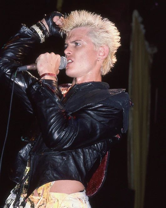 1984 Punk Rock Singer Billy Idol Glossy Photo Print Generation X Poster