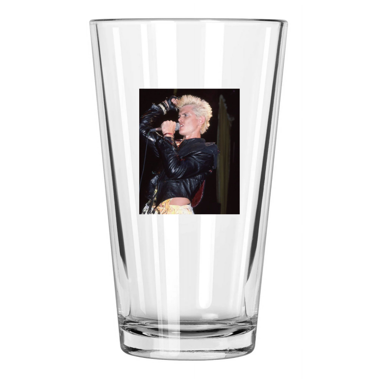 1984 Punk Rock Singer Billy Idol Photo Generation X Pint Beer Drinking Glass