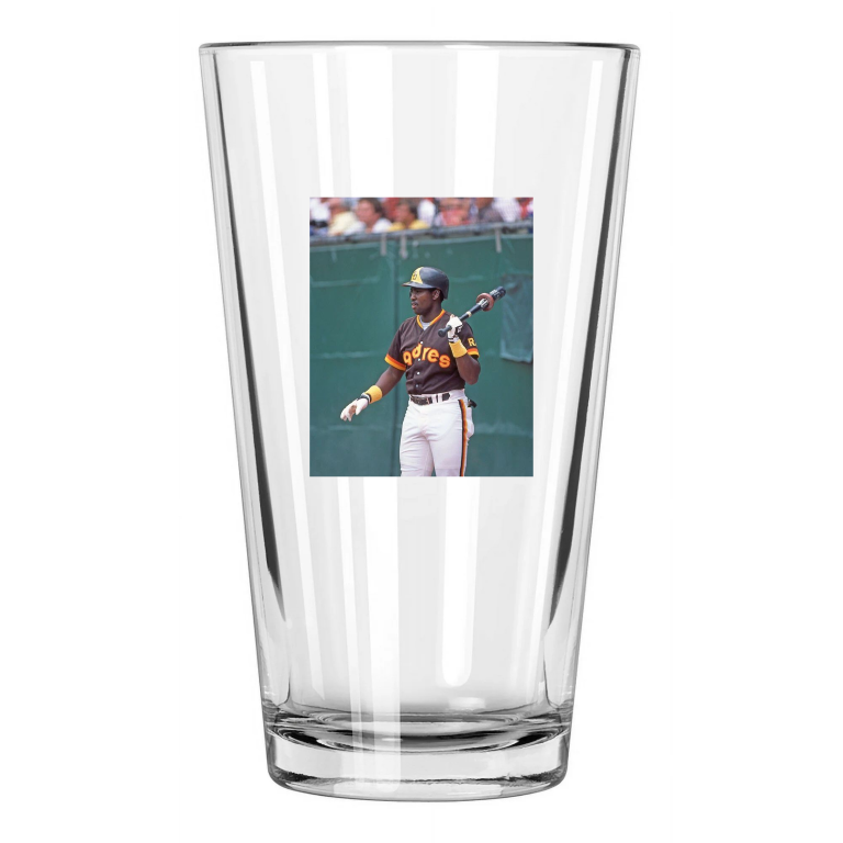 1984 San Diego Padres Tony Gwynn Photo Baseball Hof 07 Pint Beer Drinking Glass
