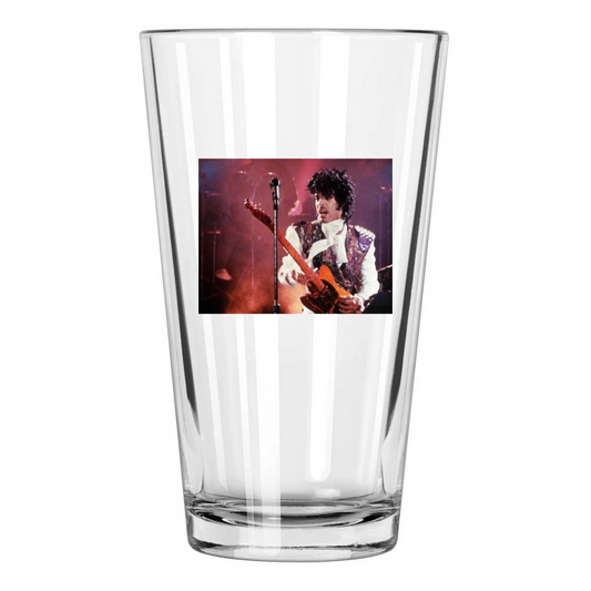 1984 Singer Prince Photo Music Songwriter Pint Beer Drinking Glass