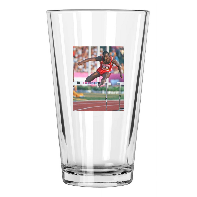1984 Summer Olympics Edwin Moses Los Angeles Usa 3 Pint Beer Drinking Glass