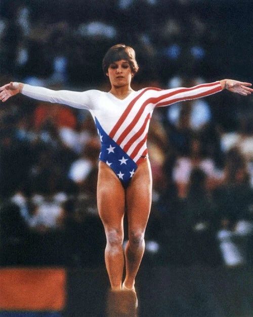 1984 Summer Olympics Mary Lou Retton Glossy Magnet Los Angeles Print Usa 2