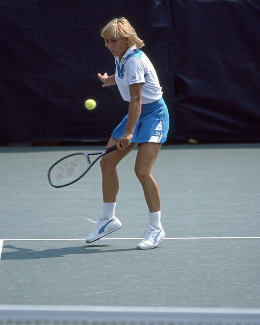 1984 Tennis Legend Martina Navratilova Glossy Photo Tennis Poster Print