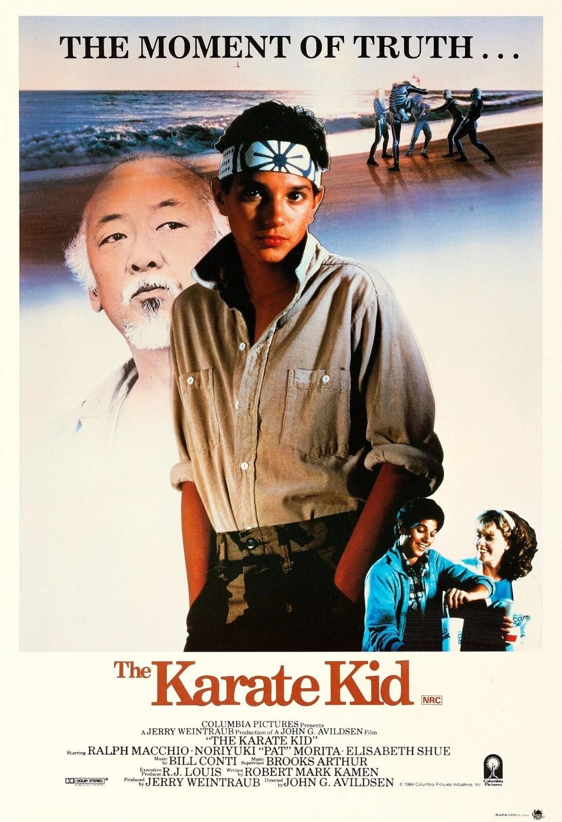 1984 The Karate Kid Movie Poster Daniel Larusso Mr Miyagi Cobra Kai