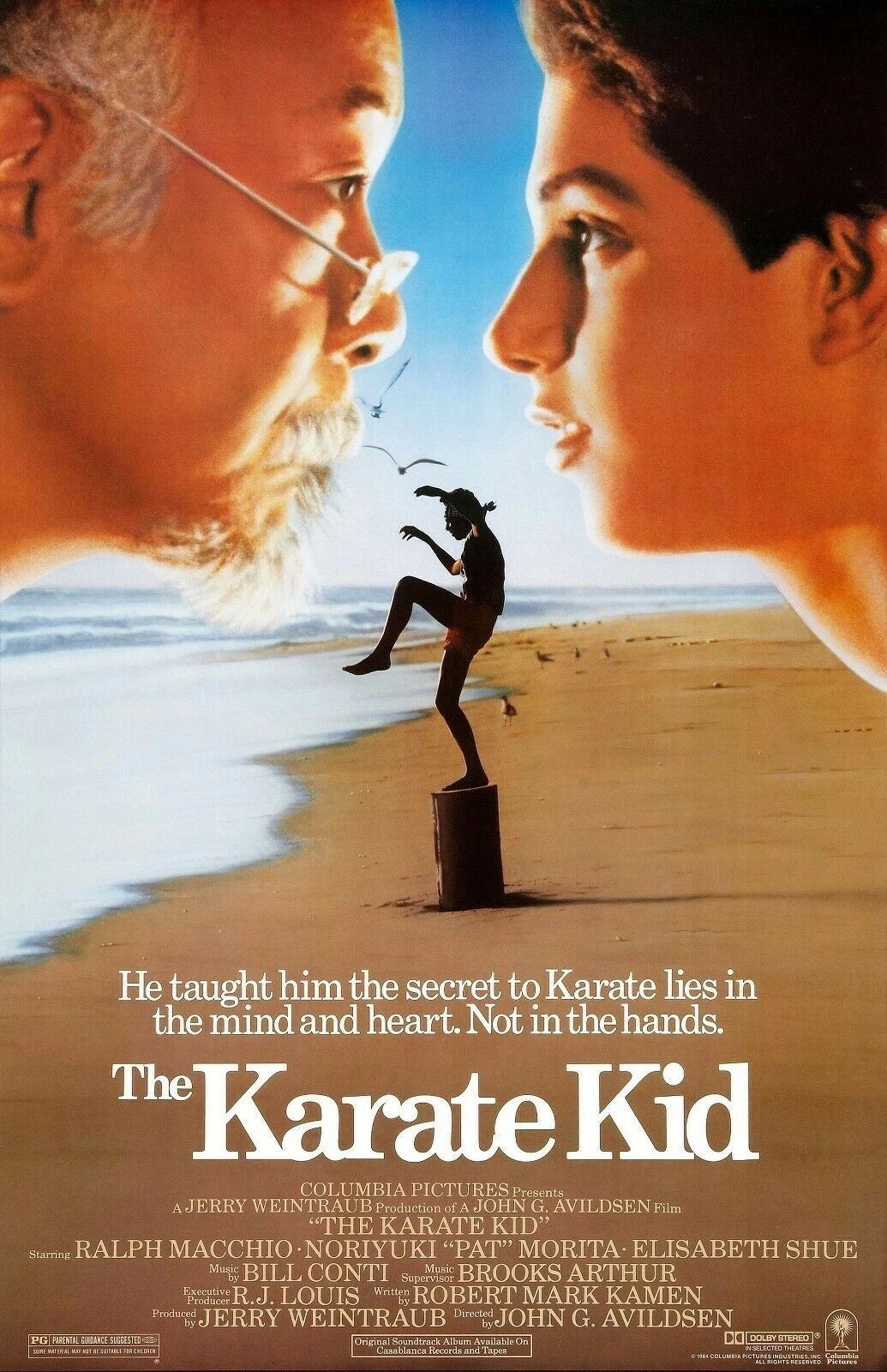 1984 The Karate Kid Movie Keychain Daniel Larusso Mr Miyagi Cobra Kai