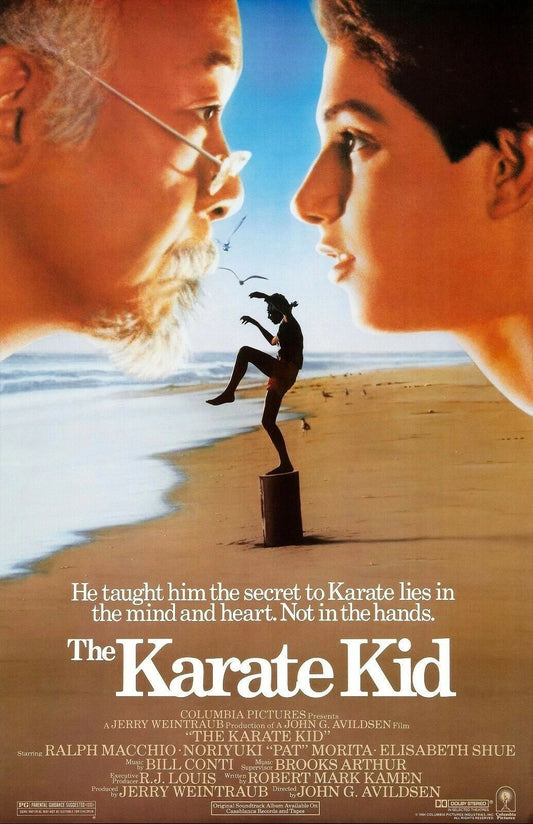 1984 The Karate Kid Movie Keychain Daniel Larusso Mr Miyagi Cobra Kai