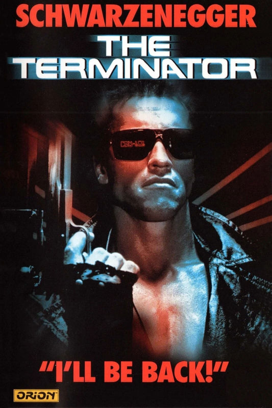 1984 The Terminator Movie Poster Arnold Schwarznegger Sarah Connor 1