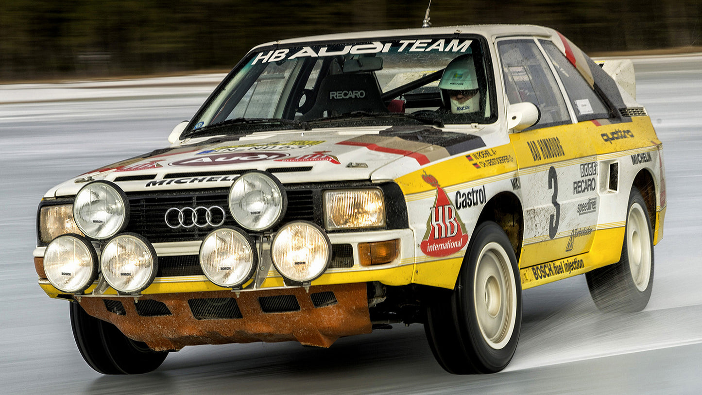 Audi Quattro Sport Wrc Hd Art Keychain