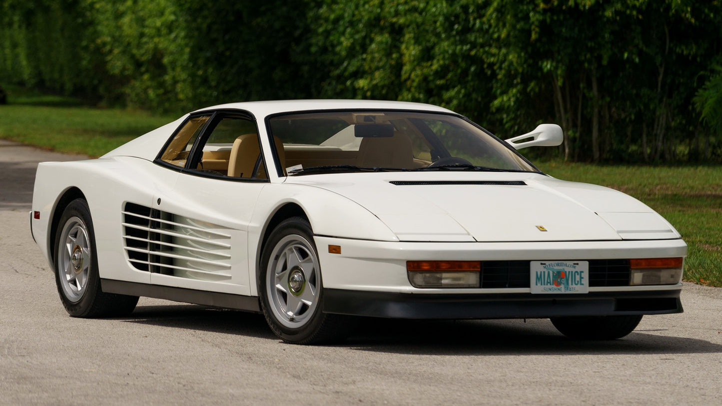 Ferrari Testarossa Us Hd Art Keychain