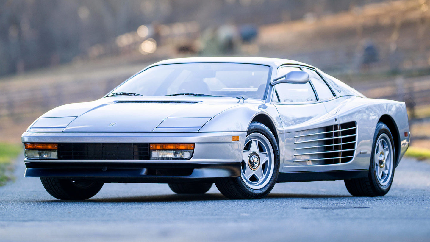 Ferrari Testarossa Us Hd Art Keychain