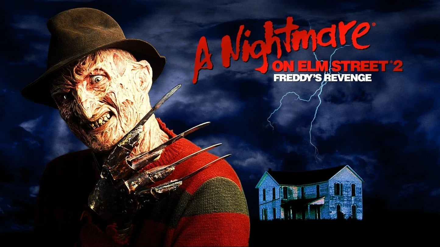 1985 A Nightmare On Elm Street 2 Movie Keychain 17X11 Freddy Krueger England