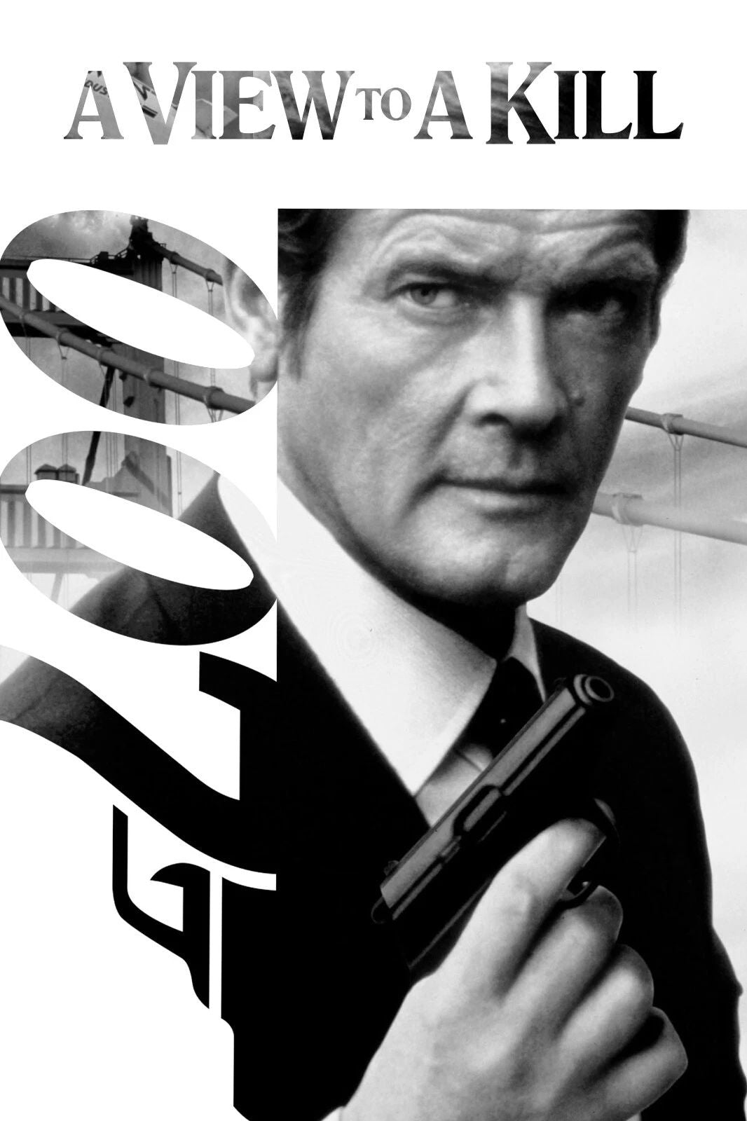 1985 A View To A Kill Movie Magnet 007 James Bond Roger Moore 1