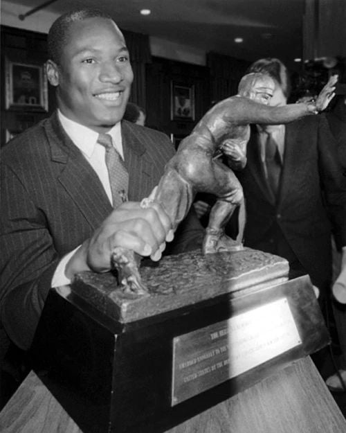1985 Auburn Tigers Bo Jackson Glossy Keychain Keychain Heisman Trophy Winner 2
