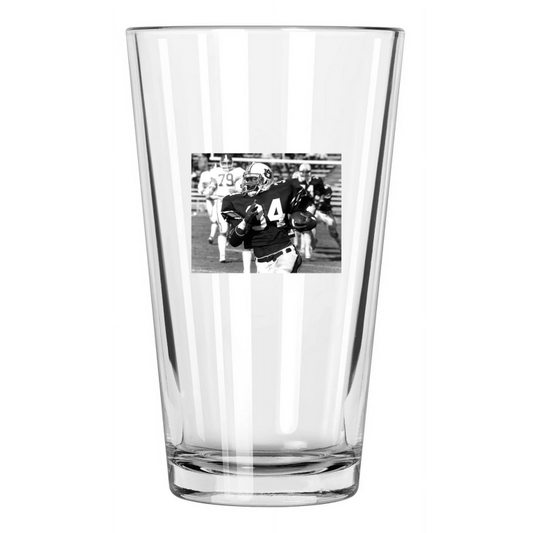 1985 Auburn Tigers Bo Jackson Photo Heisman Trophy Pint Beer Drinking Glass