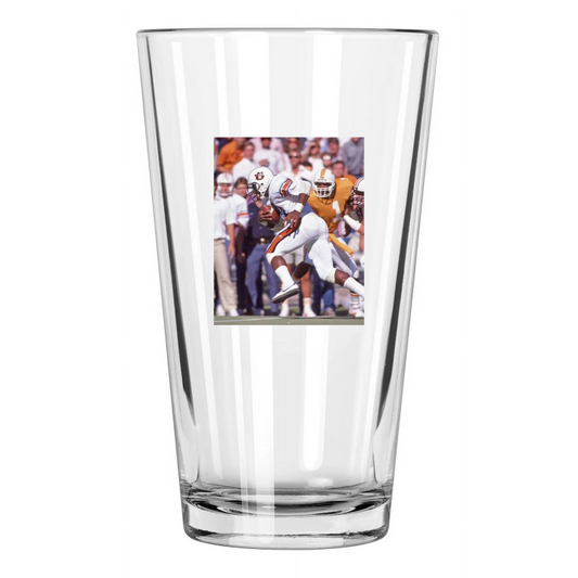 1985 Auburn University Bo Jackson College Football Pint Beer Drinking Glass