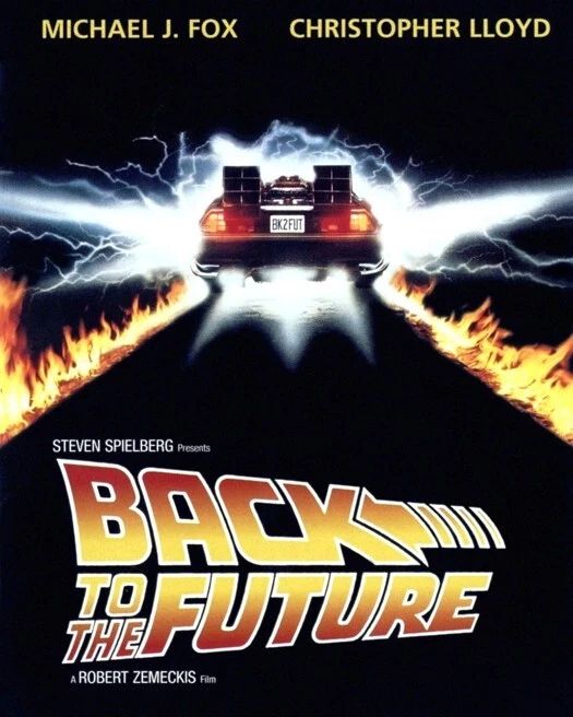 1985 Back To The Future Glossy Photo Michael J Fox Poster Movie Print 1