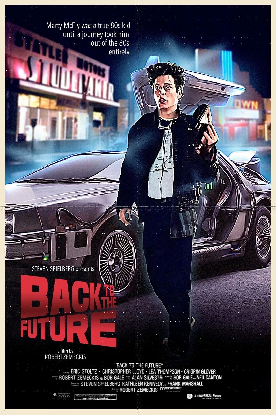 1985 Back To The Future Movie Magnet Eric Stoltz Marty Mcfly The Flash