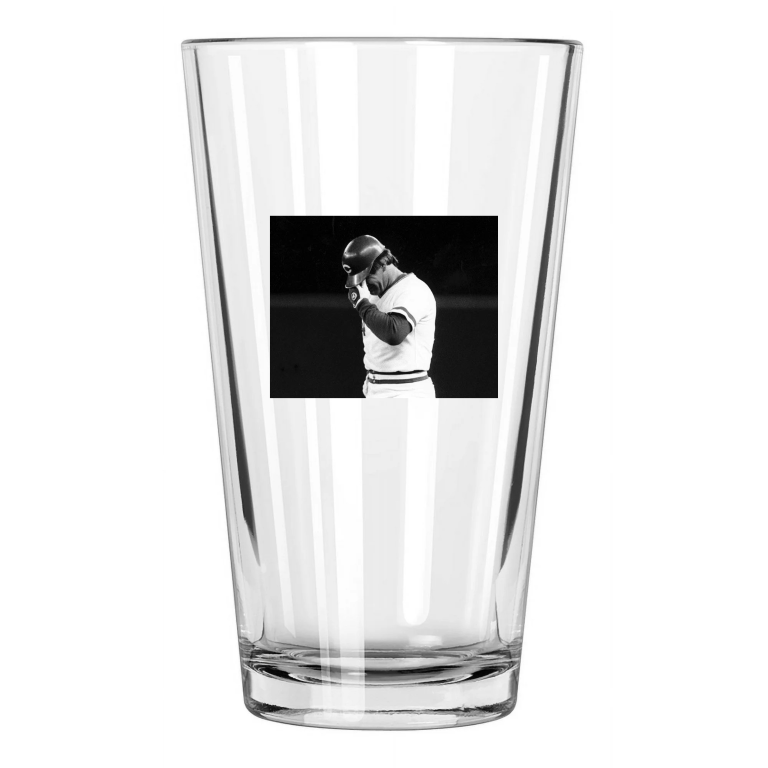 1985 Cincinnati Reds Pete Rose Baseball '4192 Hit' Pint Beer Drinking Glass