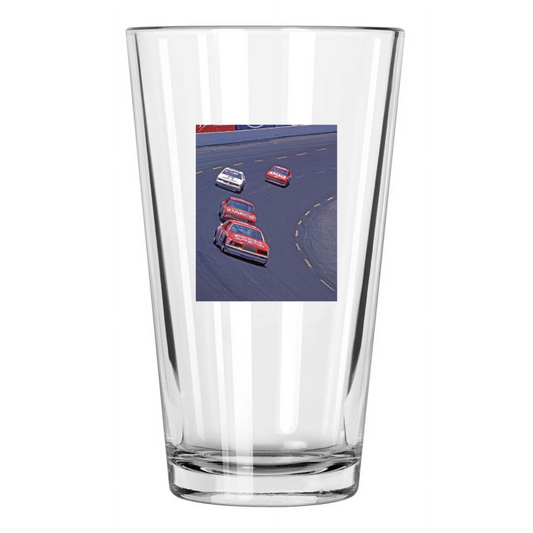 1985 Coors Ford Bill Elliott Photo Daytona 500 Pint Beer Drinking Glass