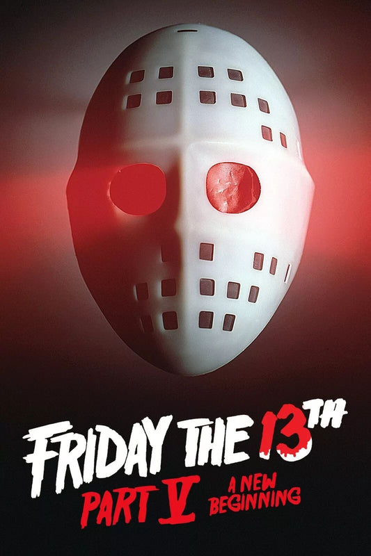 1985 Friday The 13Th Part 5 New Beginning Movie Poster Crystal Lake Jason