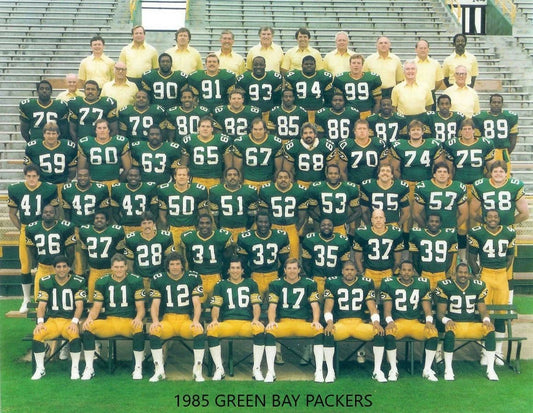 1985 Green Bay Packers Team Photo Football Picture Nfl
